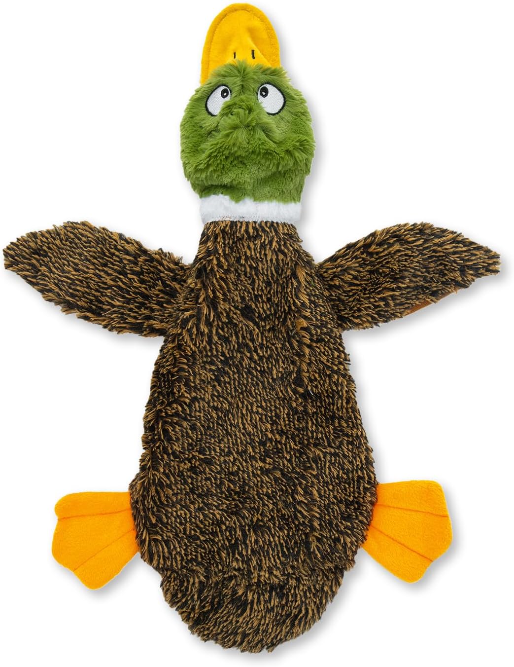 Best Pet Supplies 2-in-1 Stuffless Squeaky Dog Toys with Soft, Durable Fabric for Small, Medium, and Large Pets, No Stuffing for Indoor Play